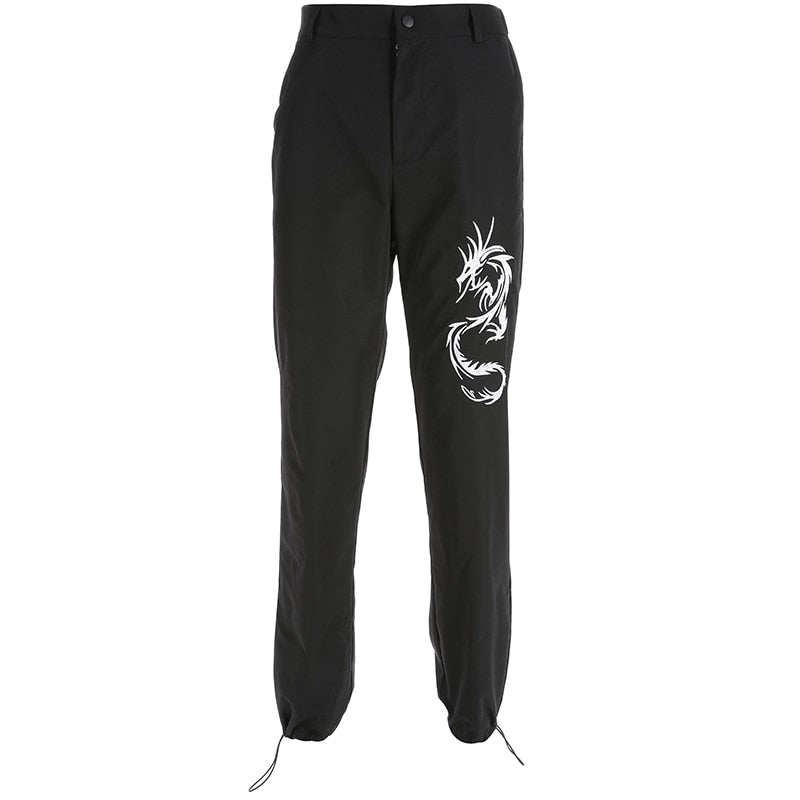 Side Chick Lace Up Pants